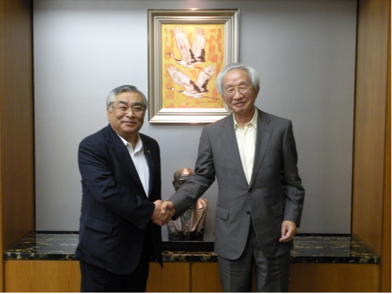 日本商工会議所へ挨拶